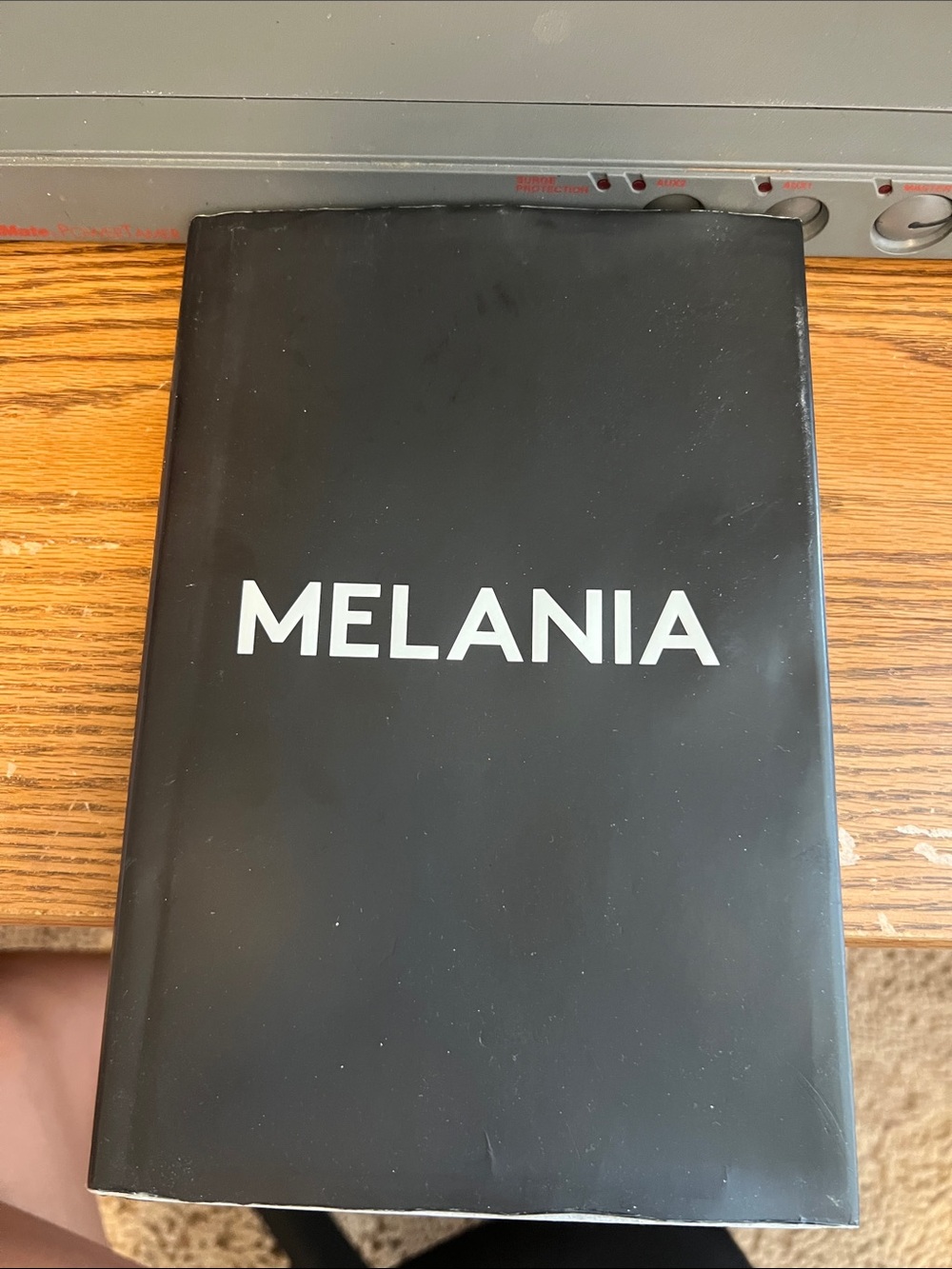 MELANIA Hardcover Book - Black & White